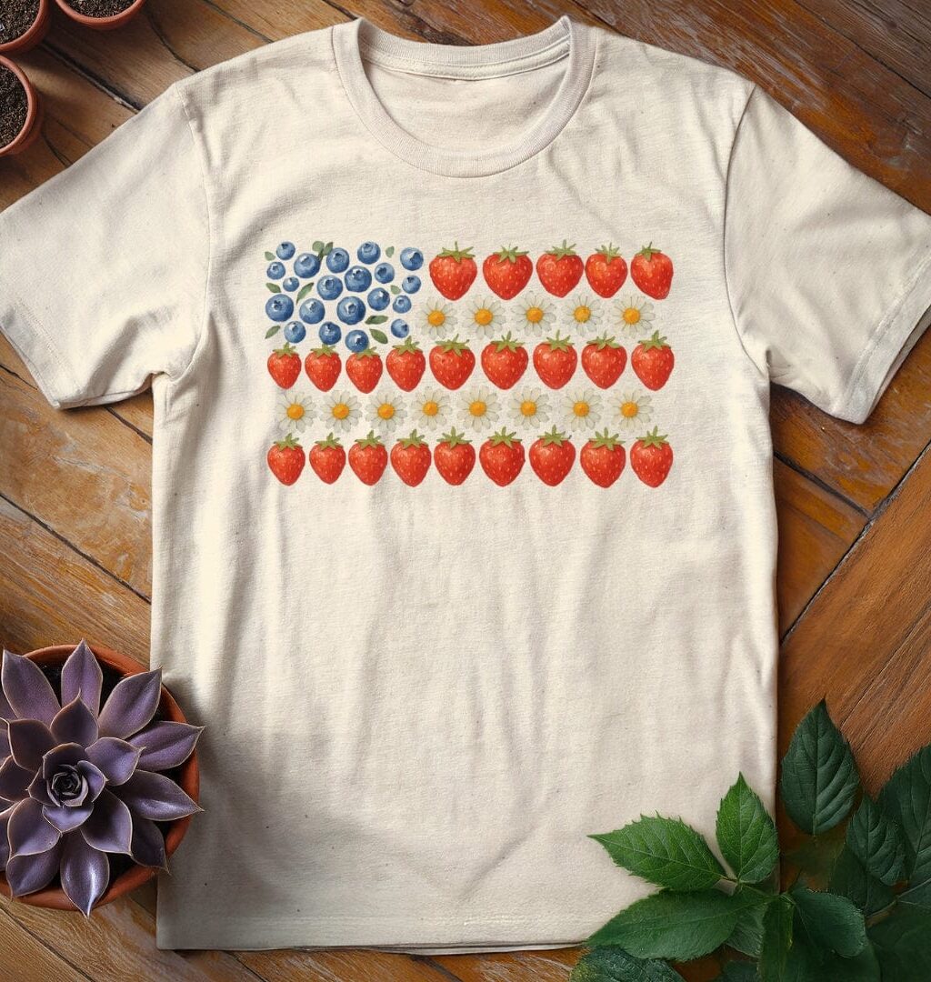 Alternative view of American Flag Tee