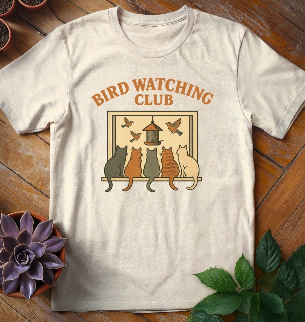 Alternative view of Bird Watching Club Tee
