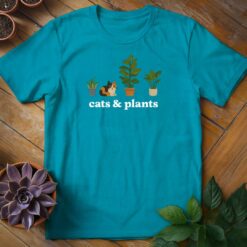 Alternative view of Cats & Plants Icons Tee