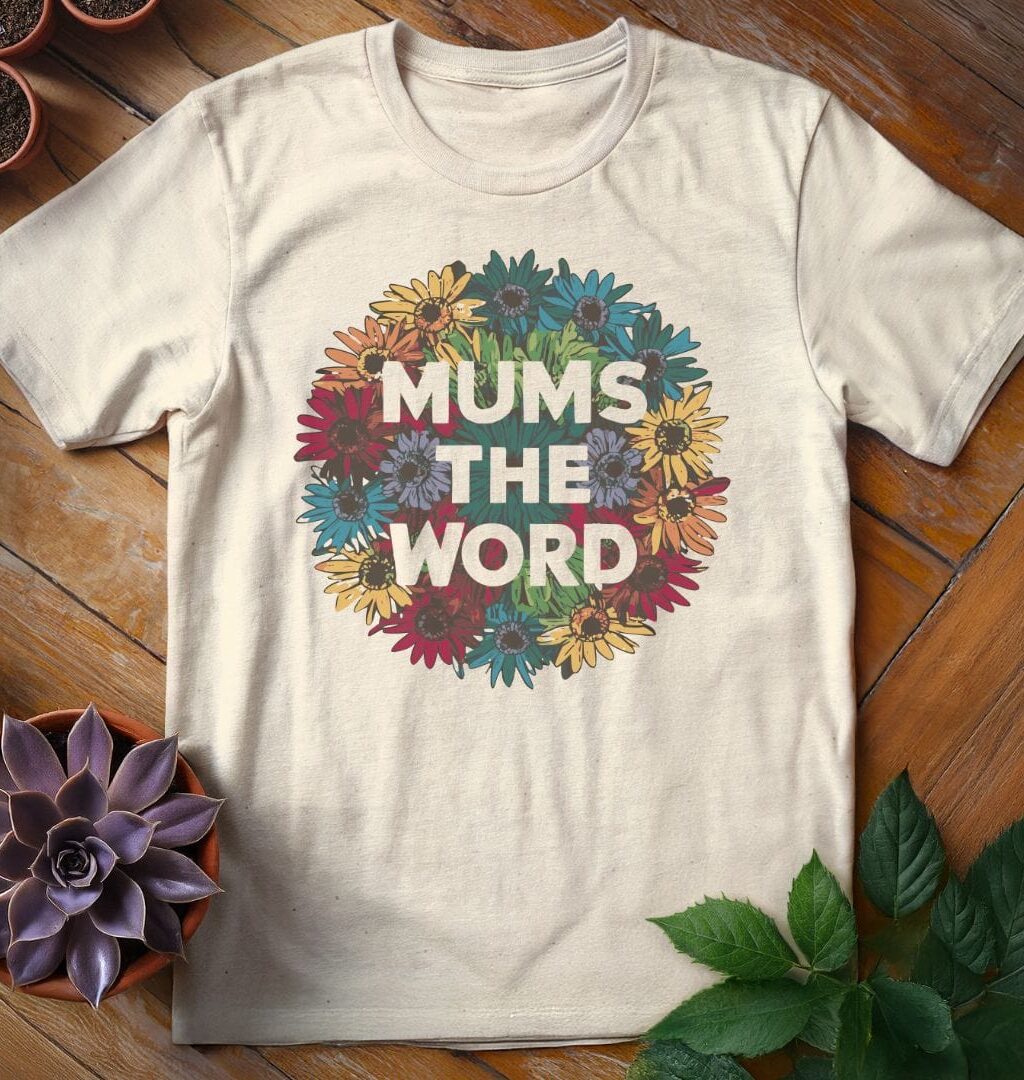 Chrysanthemums the Word Tee