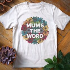 Alternative view of Chrysanthemums the Word Tee
