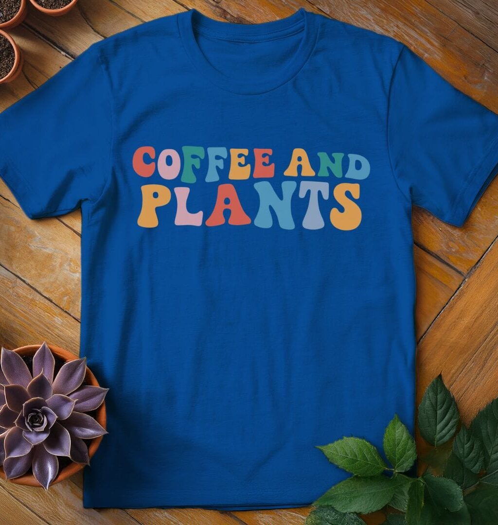 Alternative view of Coffee and Plants Tee