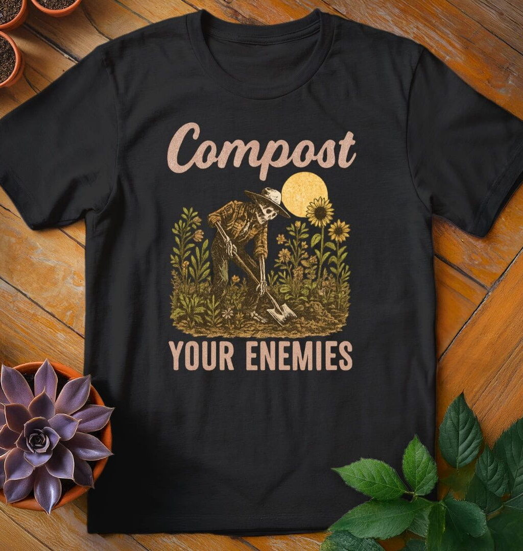Alternative view of Compost Your Enemies Tee
