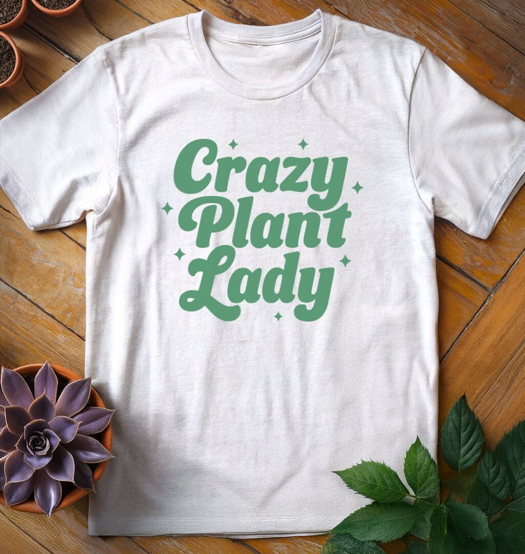 Alternative view of Crazy Plant Lady Tee