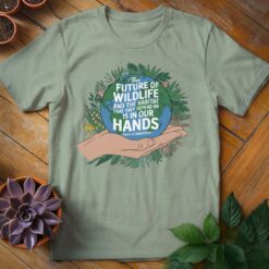 Alternative view of David Attenborough Quote Tee