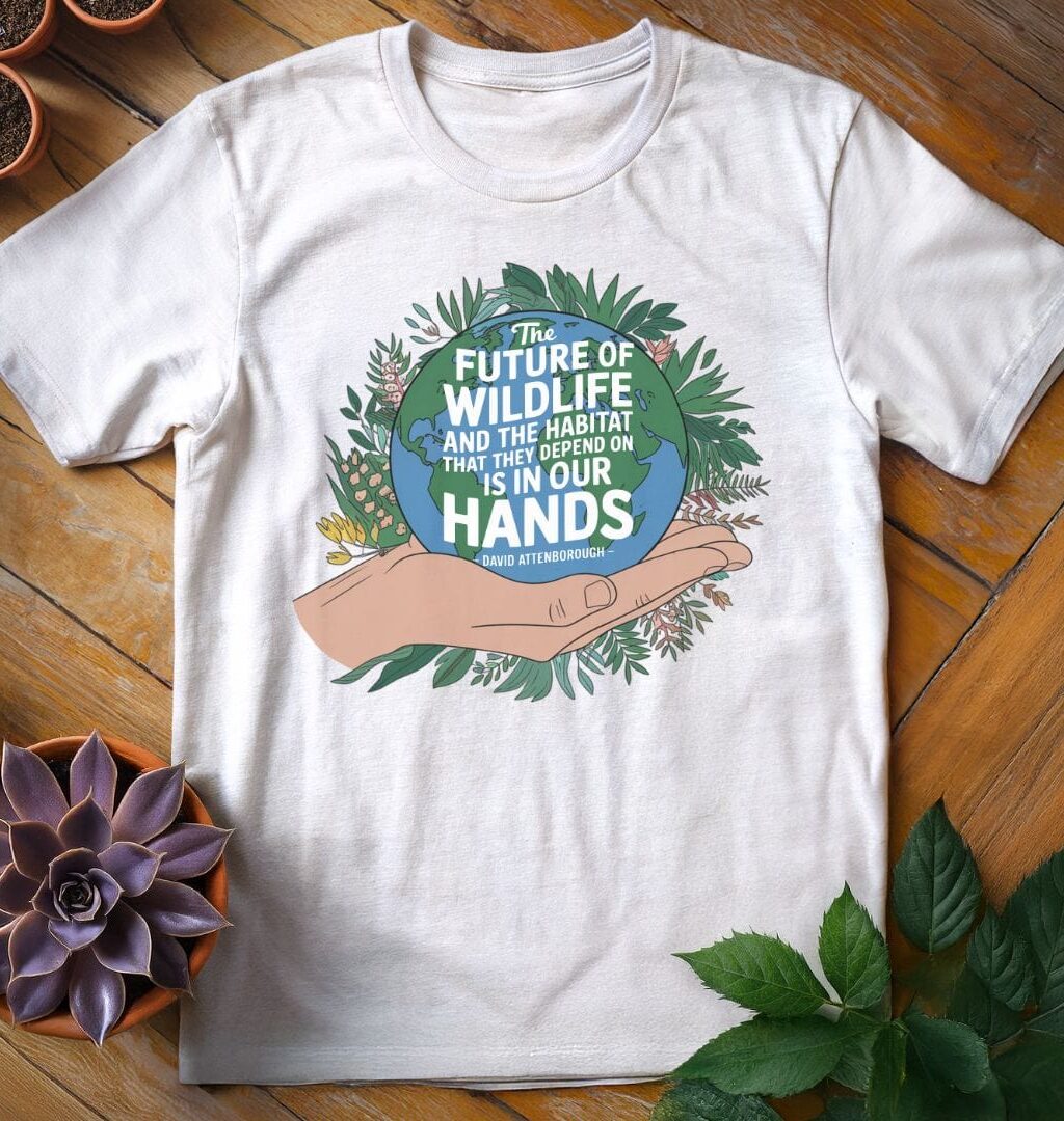 David Attenborough Quote Tee