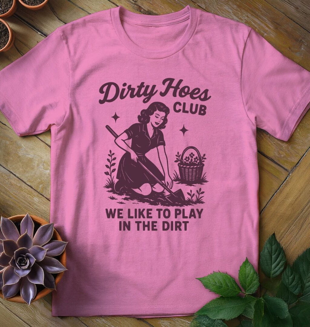 Alternative view of Dirty Hoes Club Tee