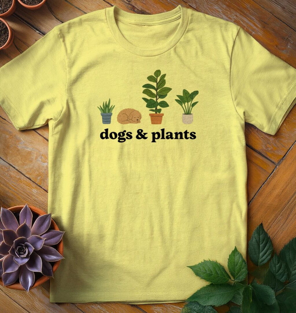 Dogs & Plants Icons Tee