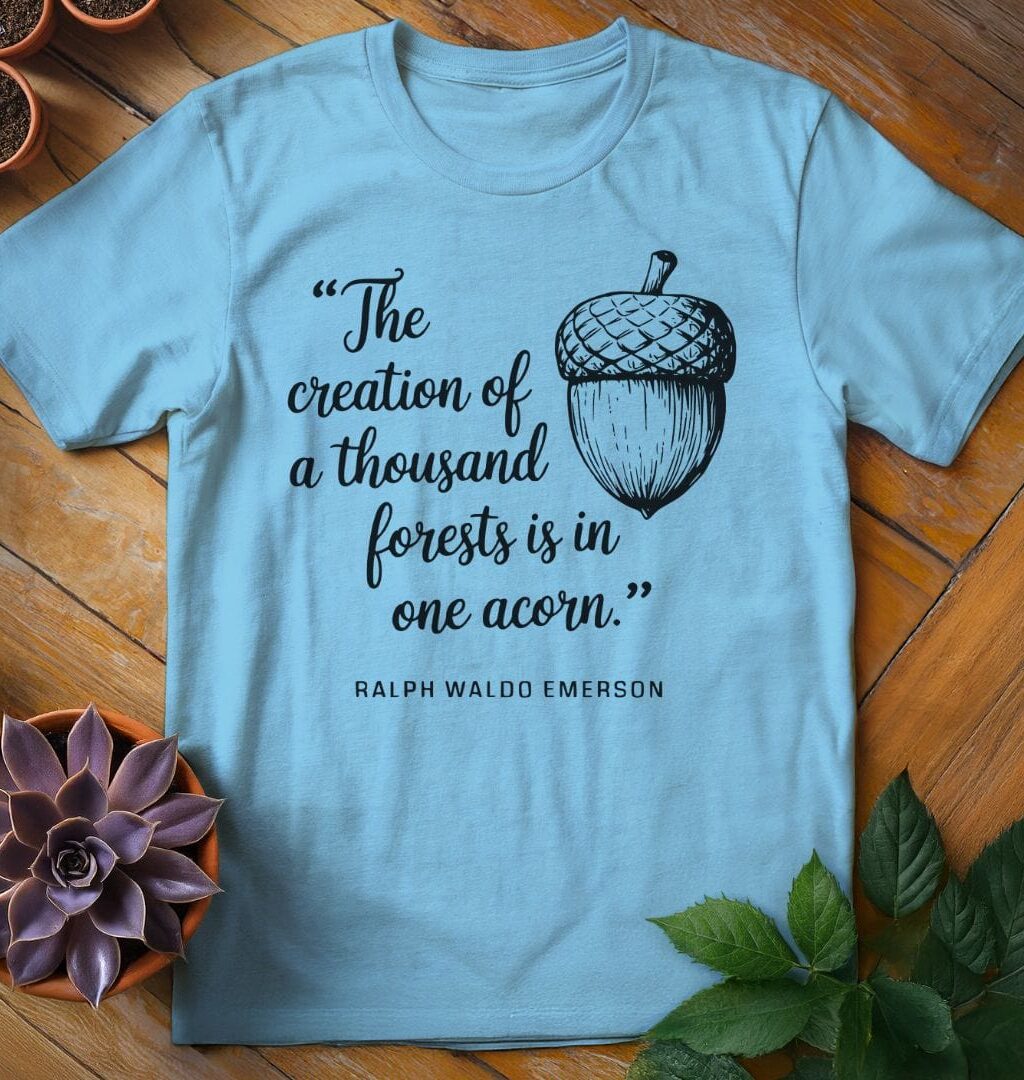 Alternative view of Emerson Quote Tee
