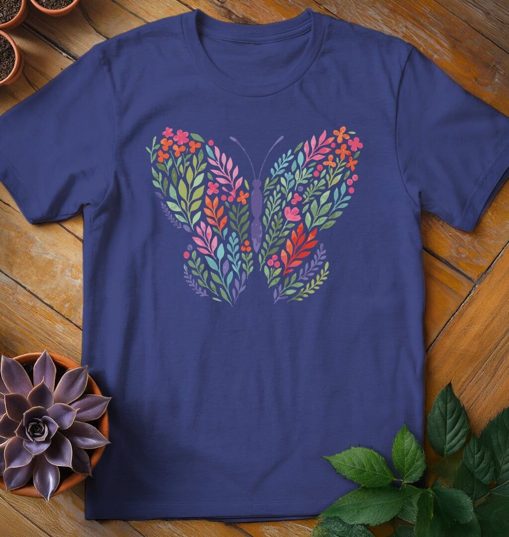 Flower Butterfly Tee