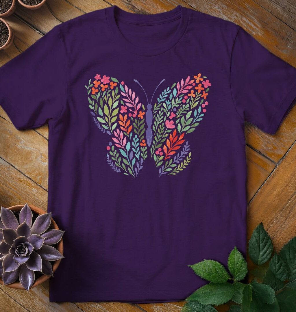 Alternative view of Flower Butterfly Tee