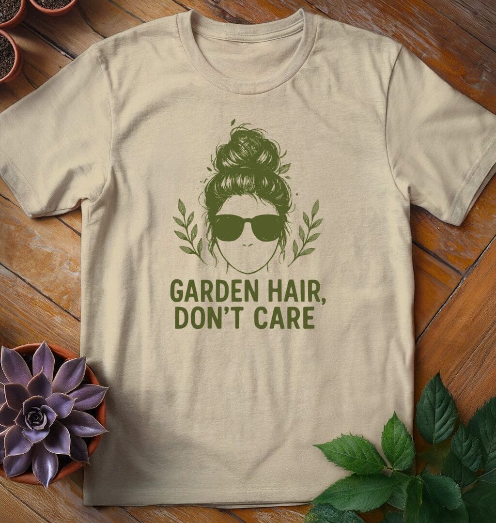 Alternative view of Garden Hair, Don't Care Tee