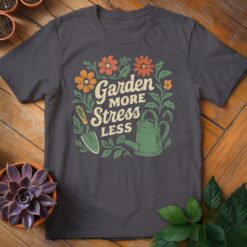Garden More, Stress Less Tee