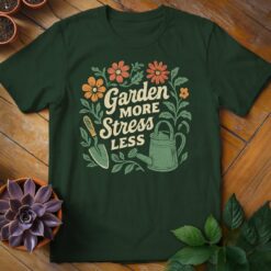 Alternative view of Garden More, Stress Less Tee