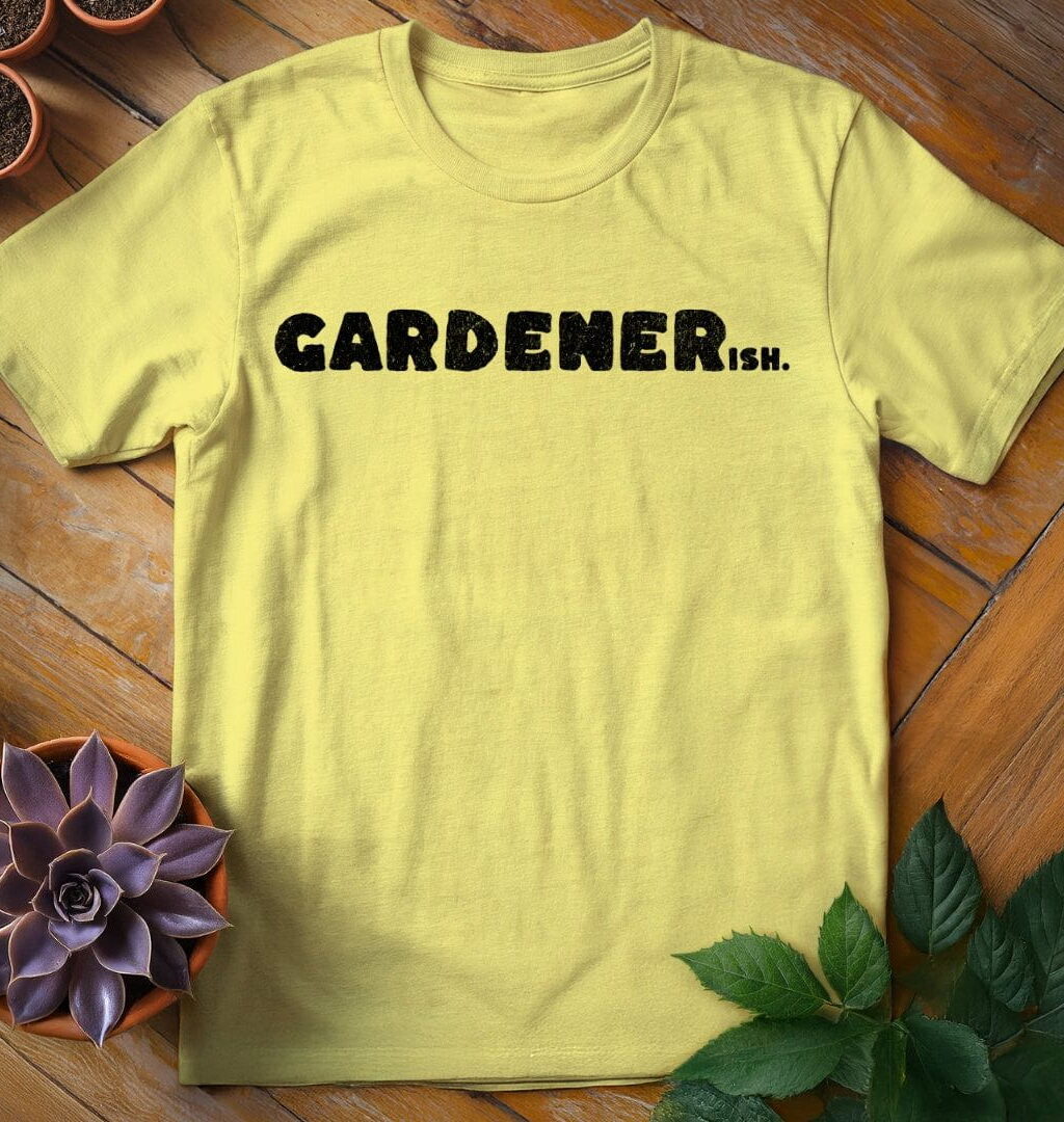 Alternative view of Gardenerish Tee