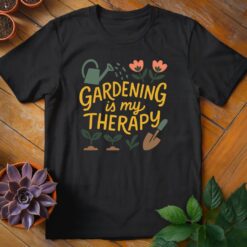 Alternative view of Gardening Is My Therapy Tee