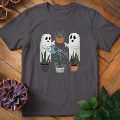Alternative view of Ghosts Watering Plants Tee