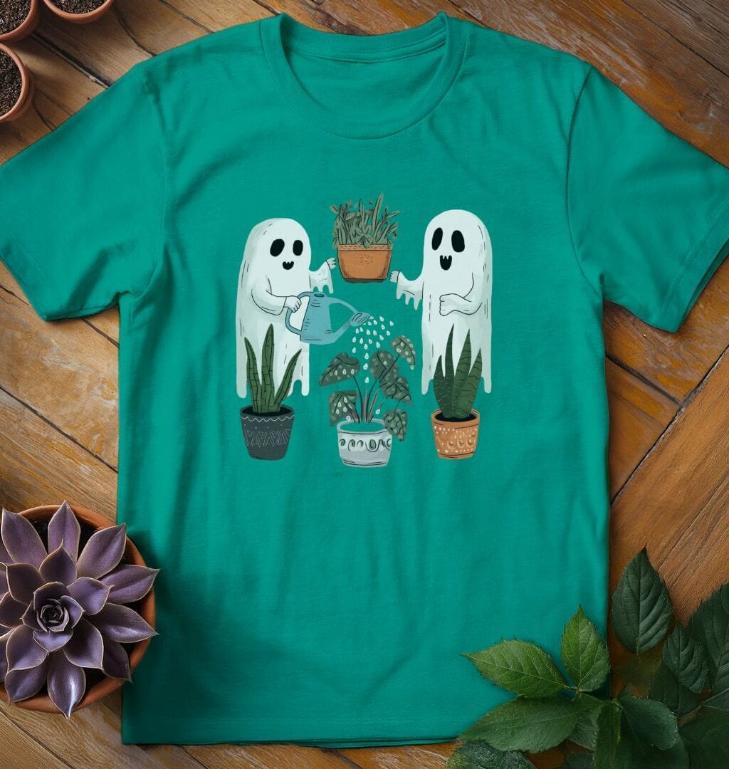 Ghosts Watering Plants Tee