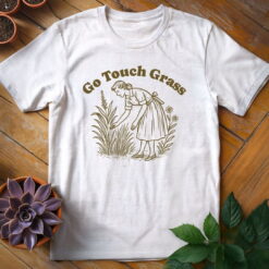 Alternative view of Go Touch Grass Tee