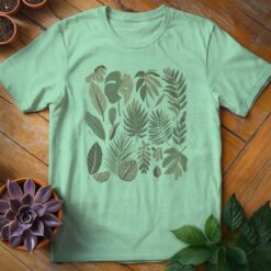 Alternative view of Green Leaves Tee