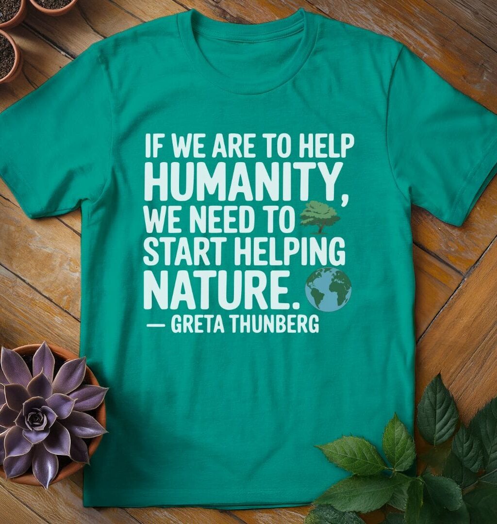 Alternative view of Greta Thunberg Quote Tee