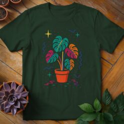 Alternative view of Groovy Monstera Tee
