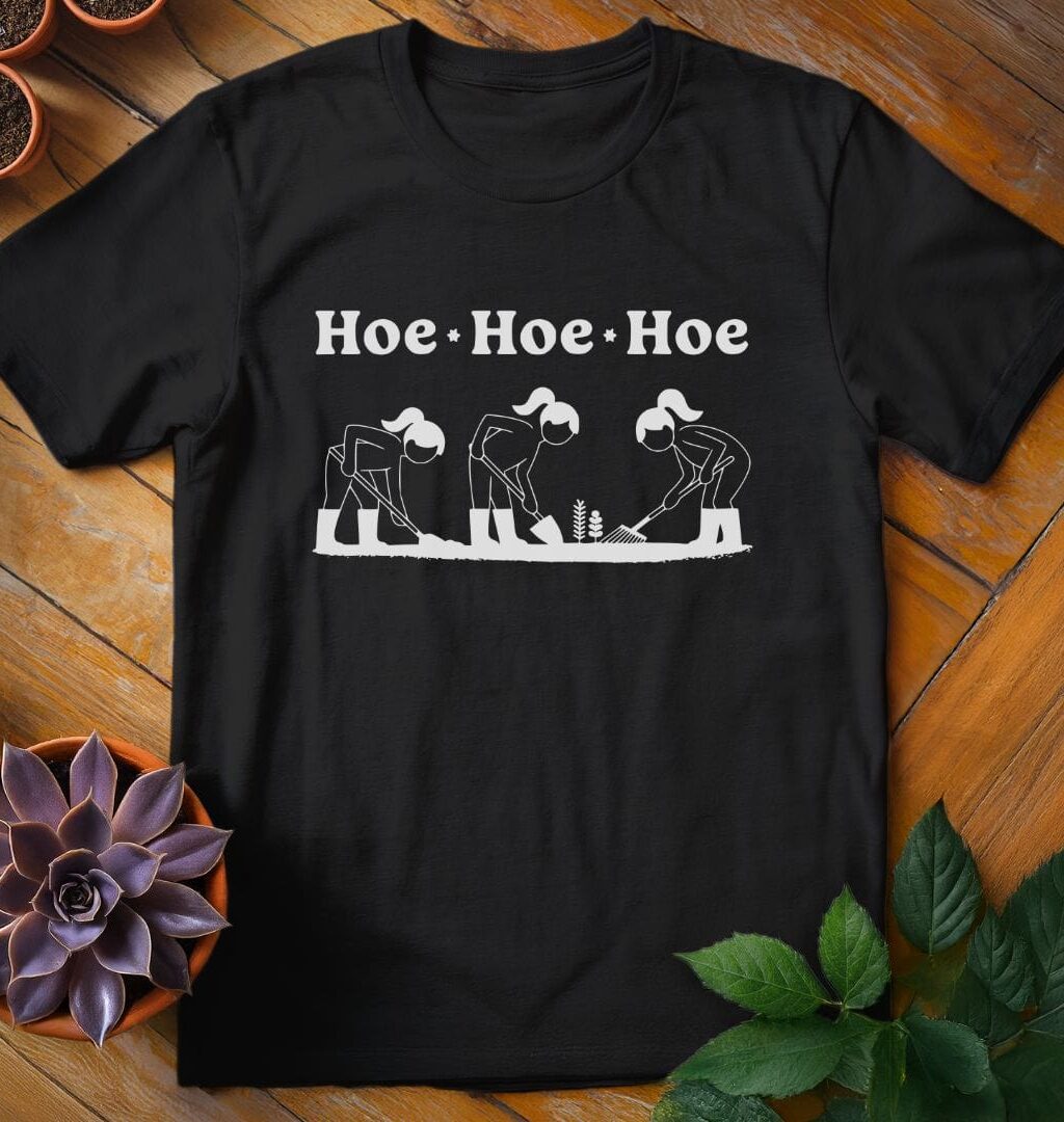 Alternative view of Hoe Hoe Hoe Tee
