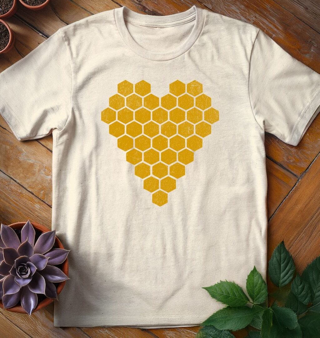 Alternative view of Honeycomb Heart Tee