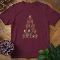 Alternative view of Houseplant Christmas Tree Tee
