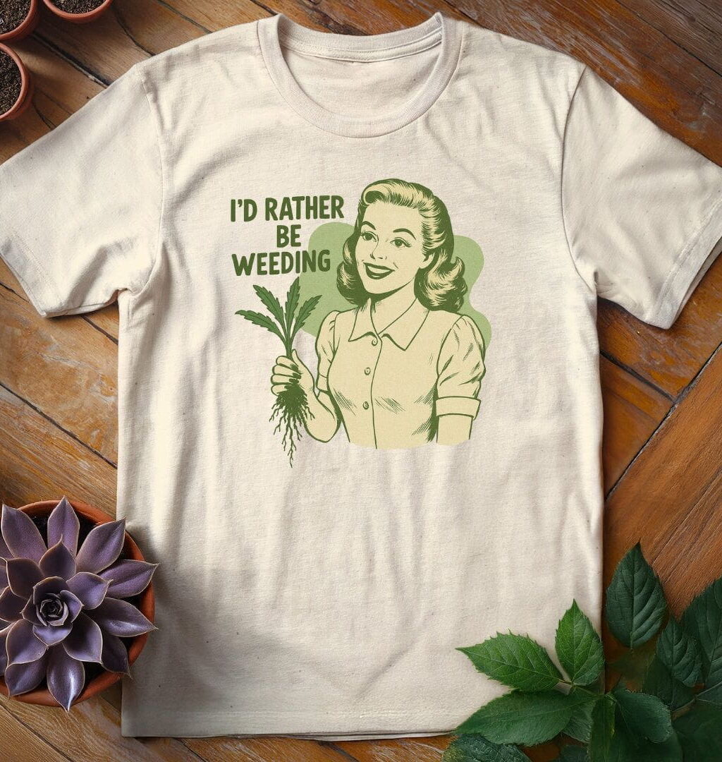 I'd Rather Be Weeding Tee