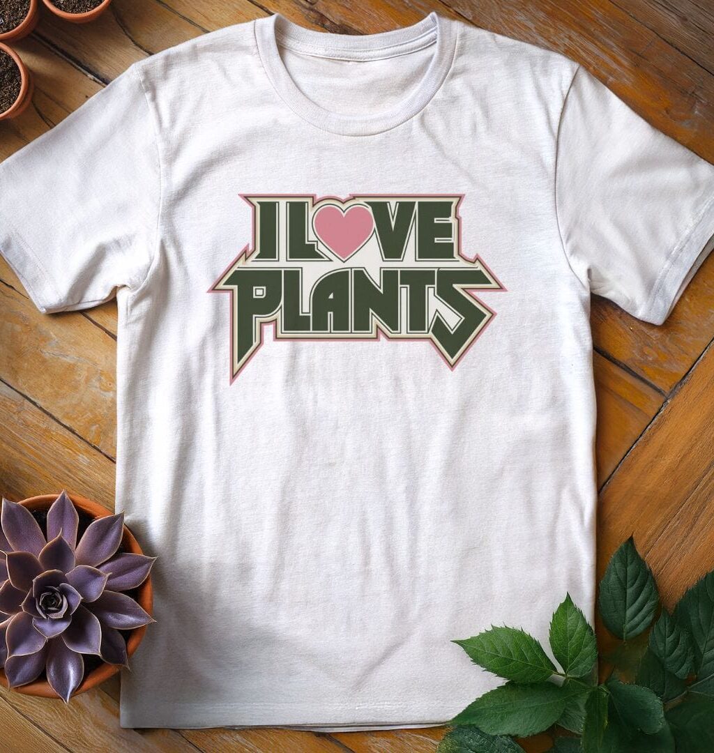 Alternative view of I Love Plants Tee