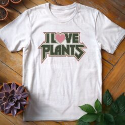 Alternative view of I Love Plants Tee