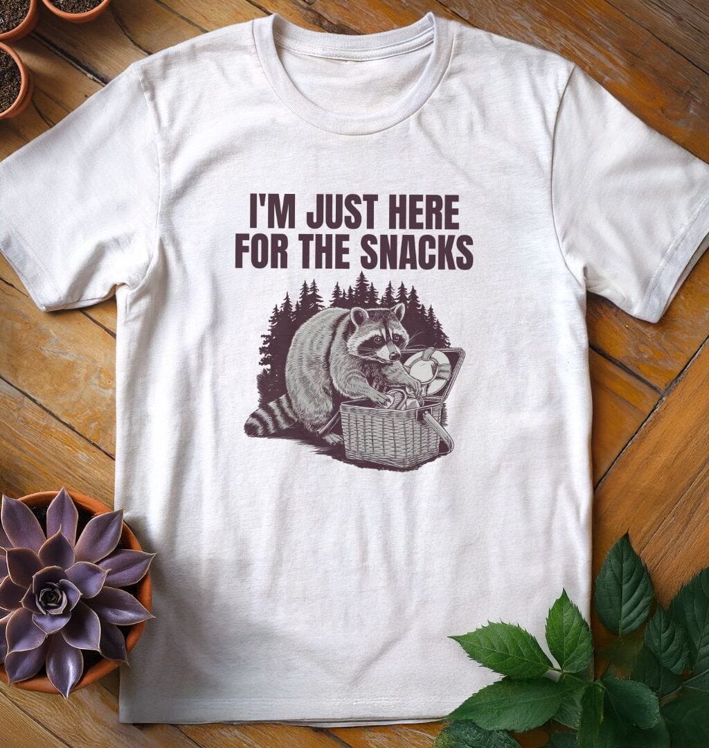 I'm Just Here for the Snacks Tee