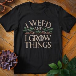 Alternative view of I Weed and I Grow Things Tee