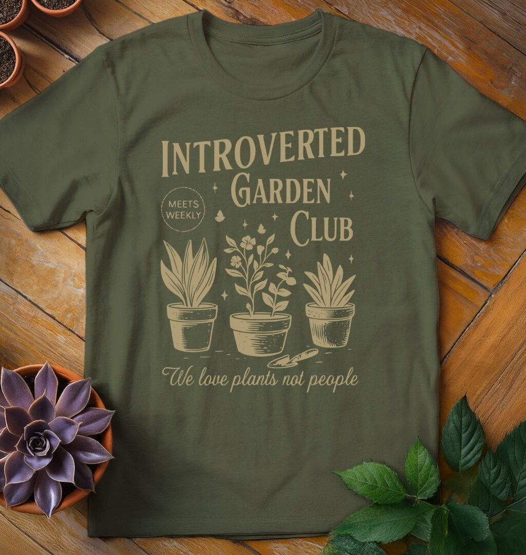 Introverted Garden Club Tee