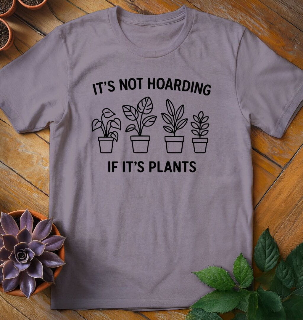 Alternative view of It's Not Hoarding Tee
