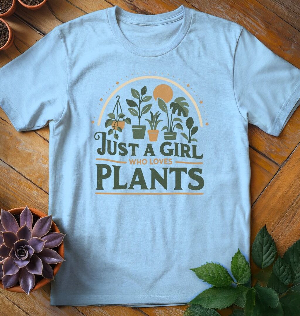 Alternative view of Just a Girl Who Loves Plants Tee