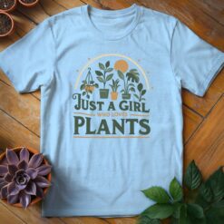 Alternative view of Just a Girl Who Loves Plants Tee