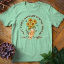 Alternative view of Just a Girl Who Loves Sunflowers Tee