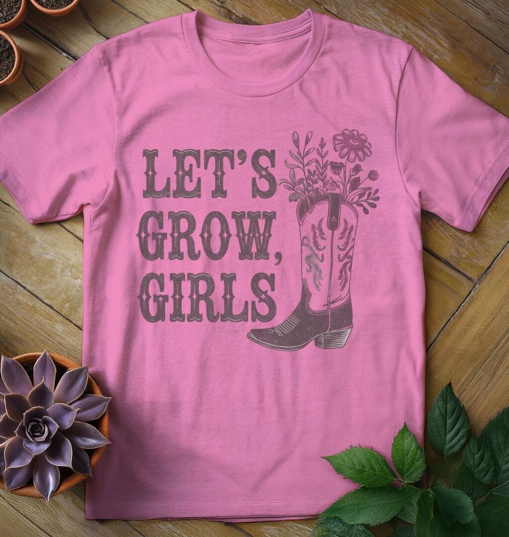 Alternative view of Let's Grow, Girls Tee