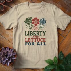 Alternative view of Liberty and Lettuce for All Tee