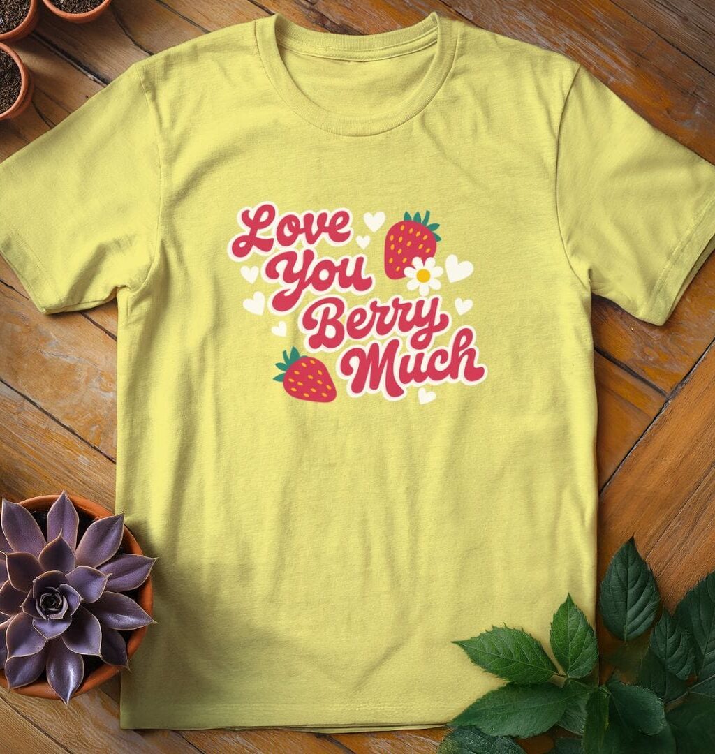 Alternative view of Love You Berry Much Tee