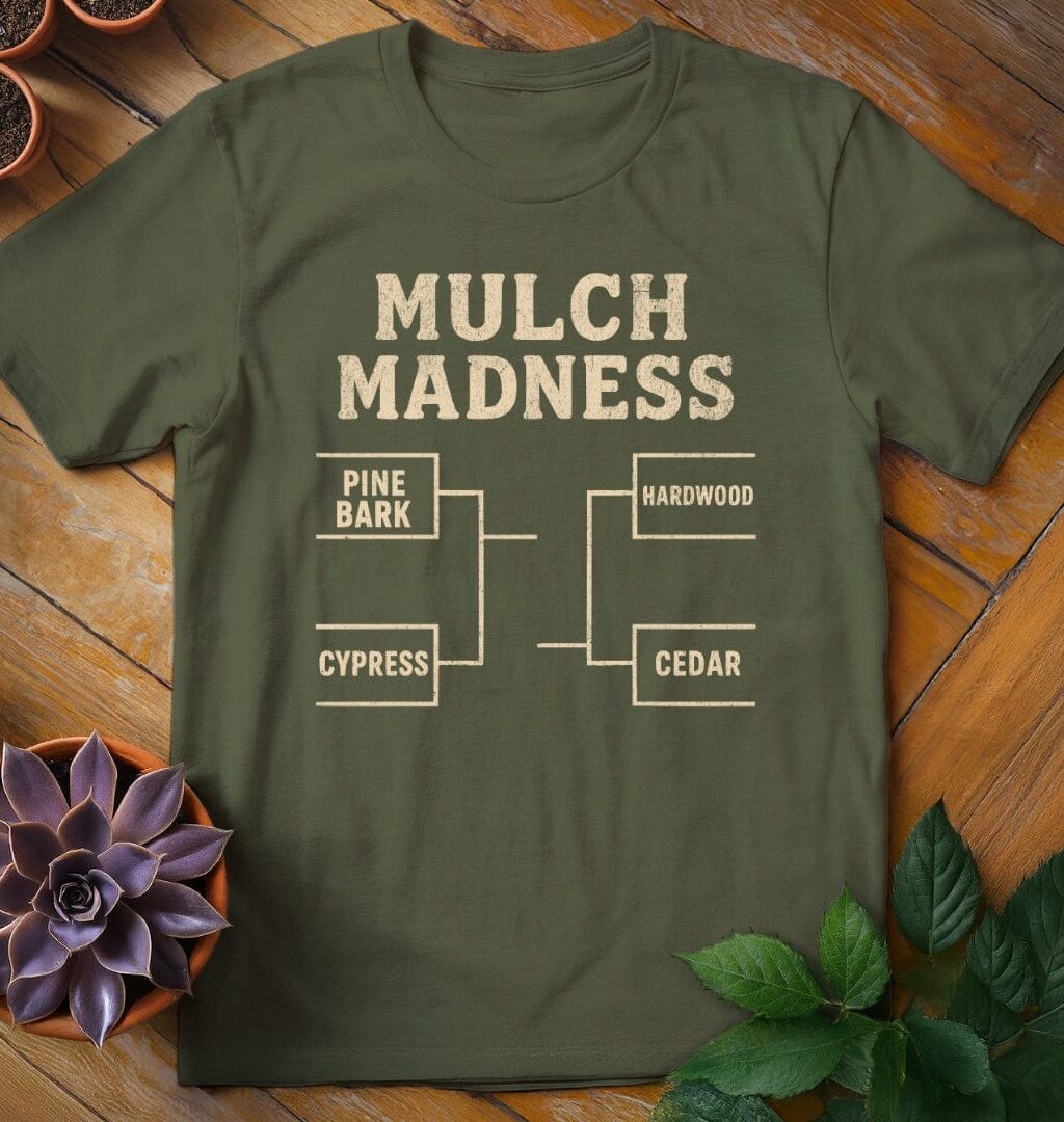 Alternative view of Mulch Madness Tee