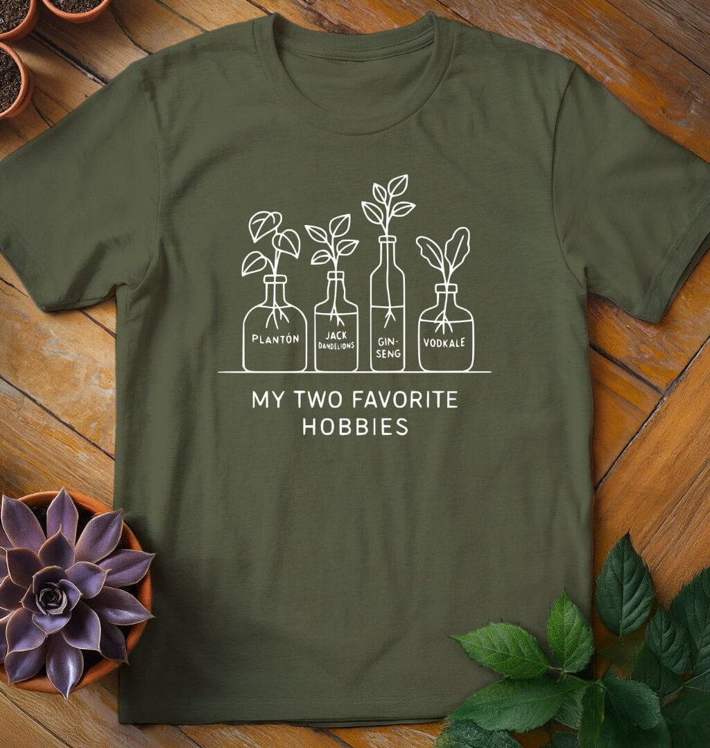 Alternative view of My Two Favorite Hobbies Tee