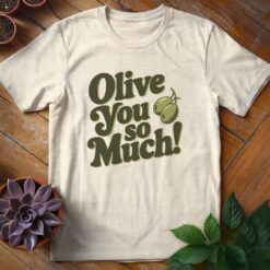 Alternative view of Olive You So Much Tee