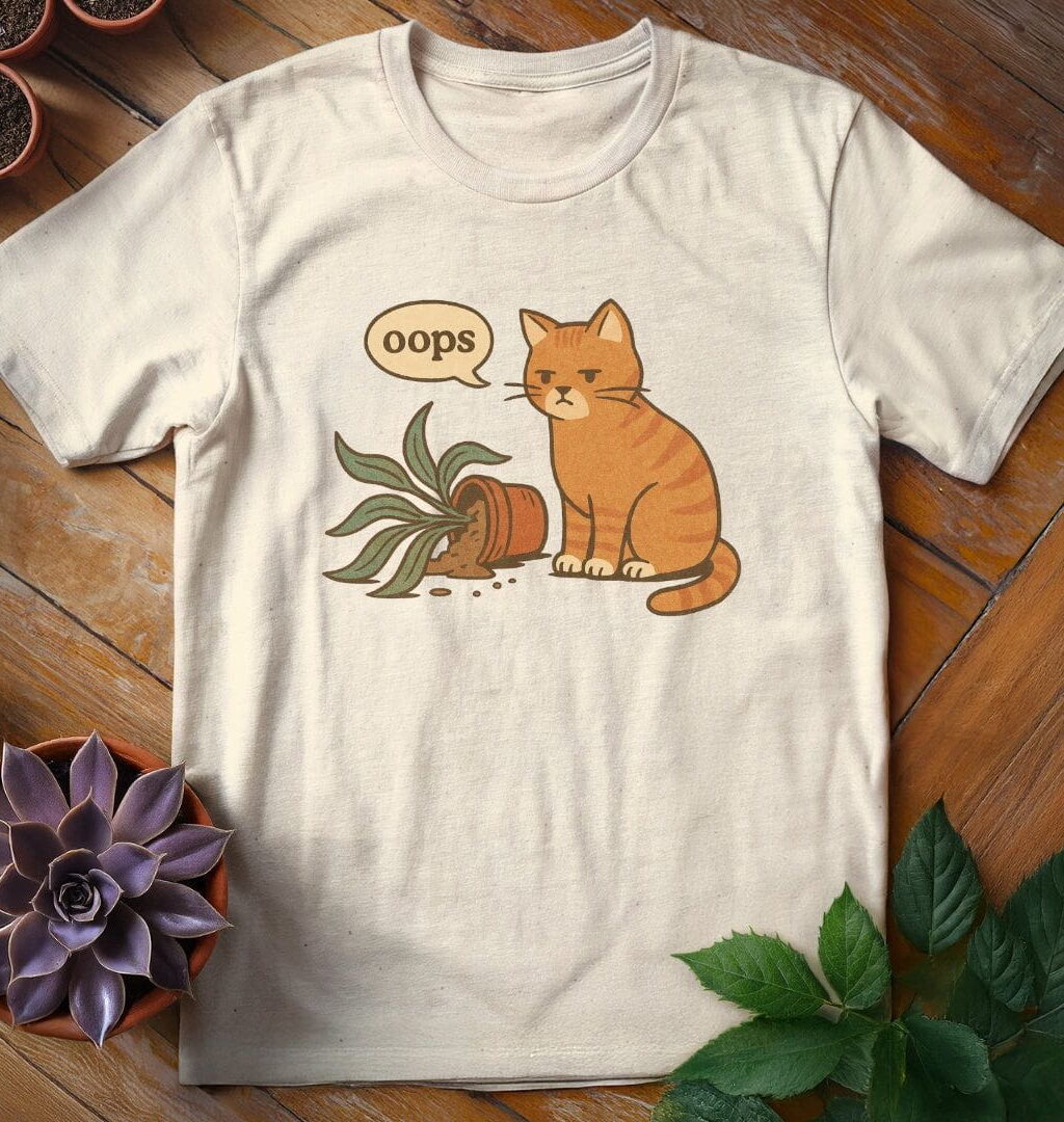 Alternative view of Oops Tee