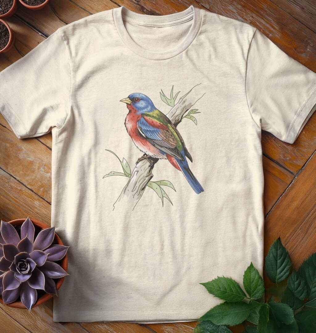 Alternative view of Painted-By-Numbers Bunting Tee