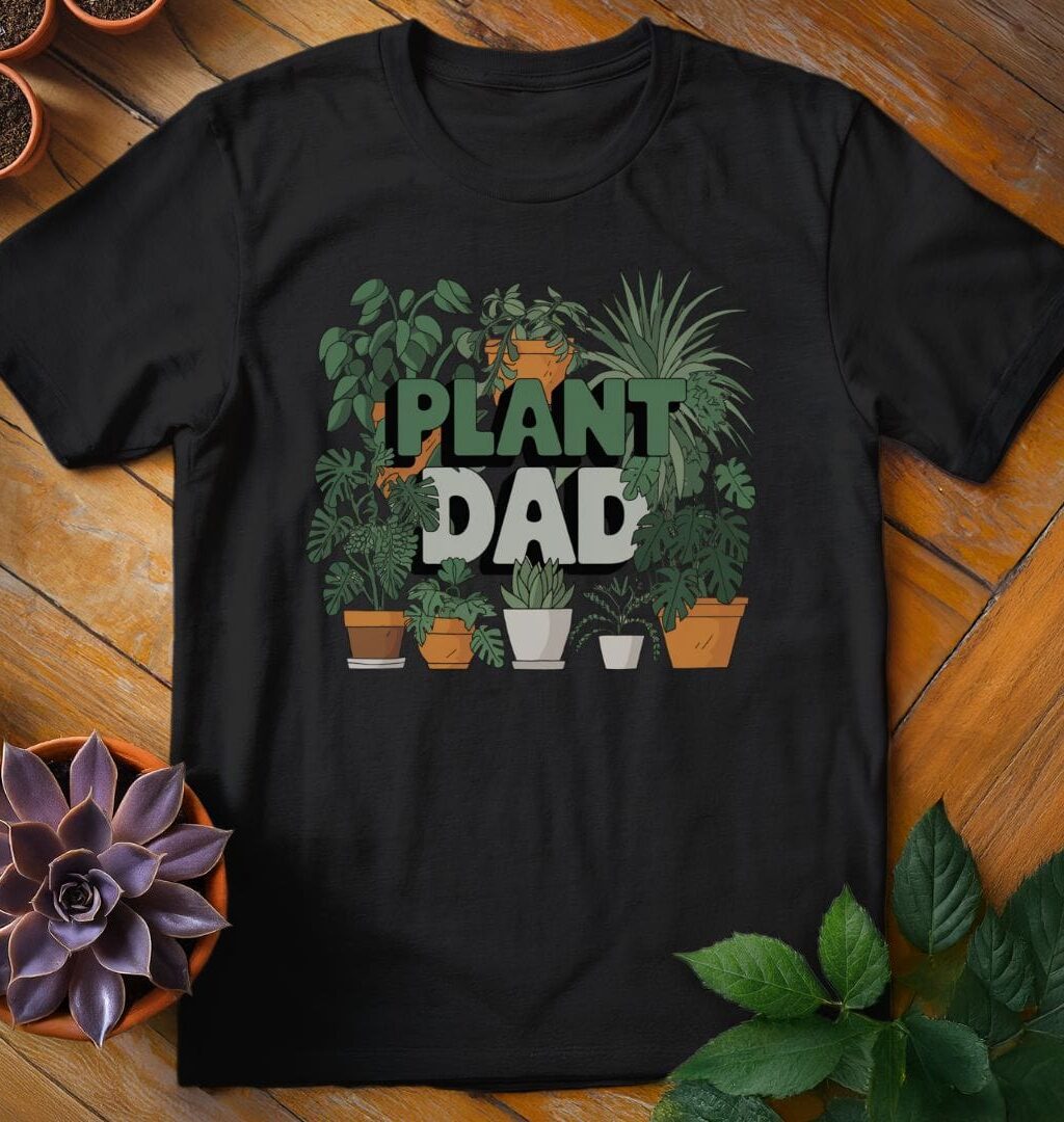 Alternative view of Plant Dad Tee