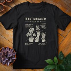 Alternative view of Plant Manager Tee