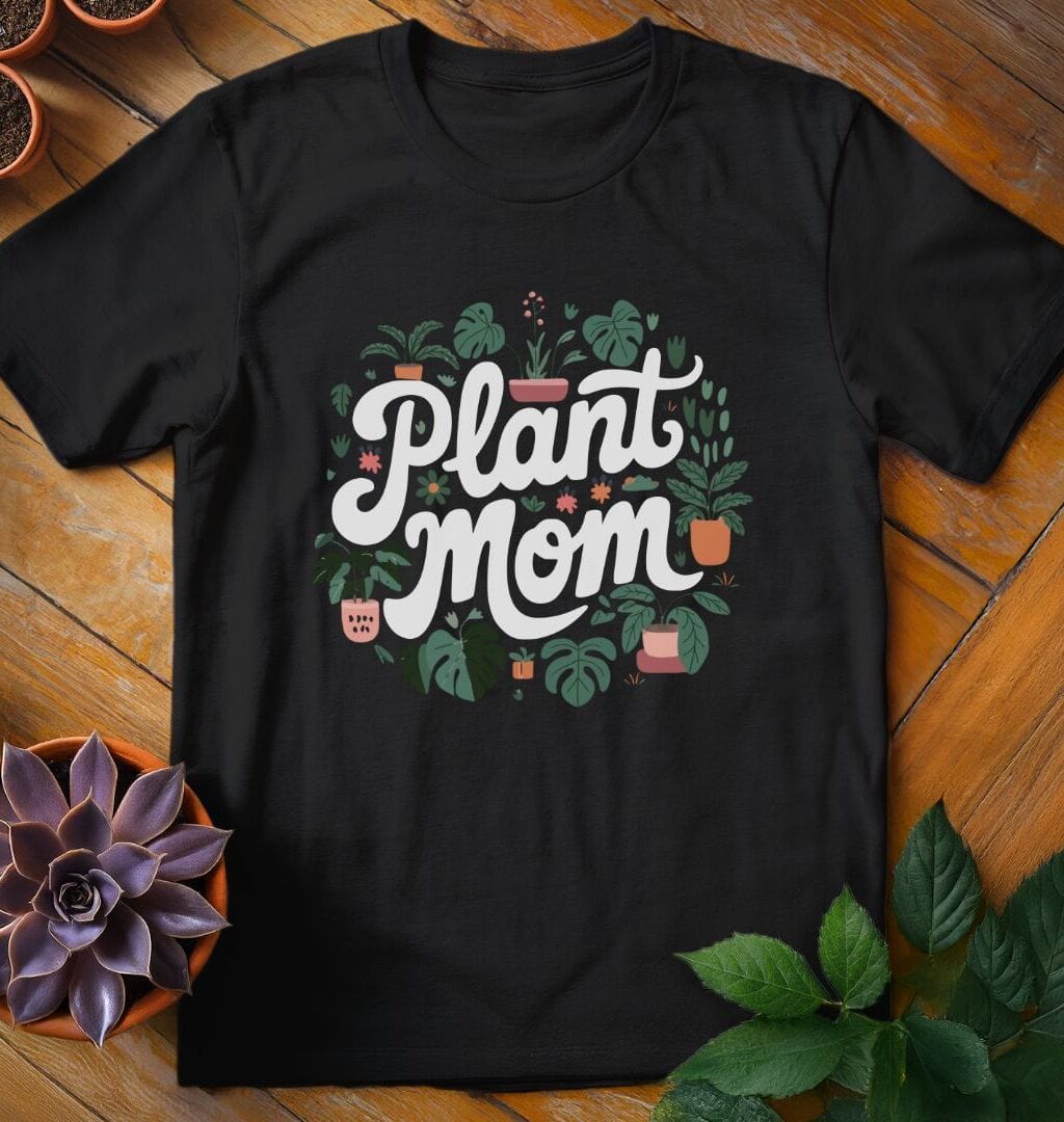 Alternative view of Plant Mom Tee